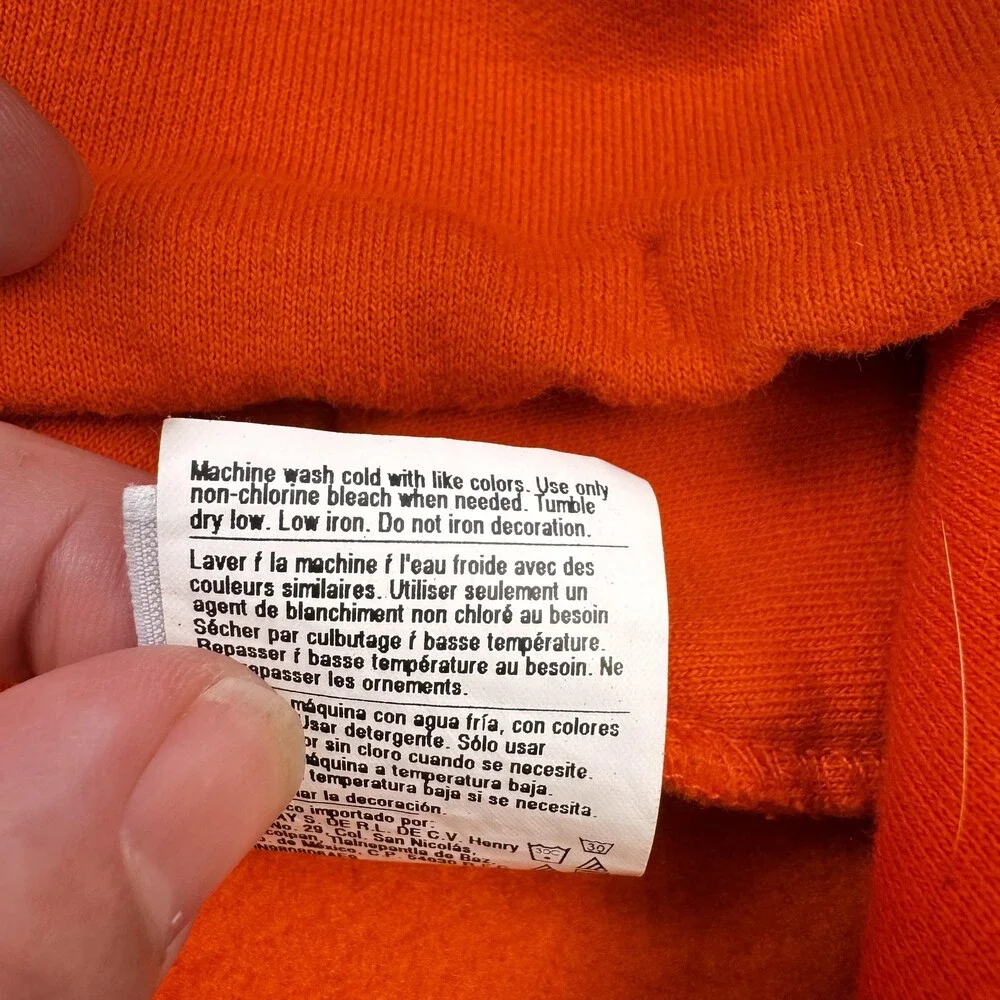 Syracuse Hoodie Mens Small Orange Champion Pullover Sweatshirt College Otto